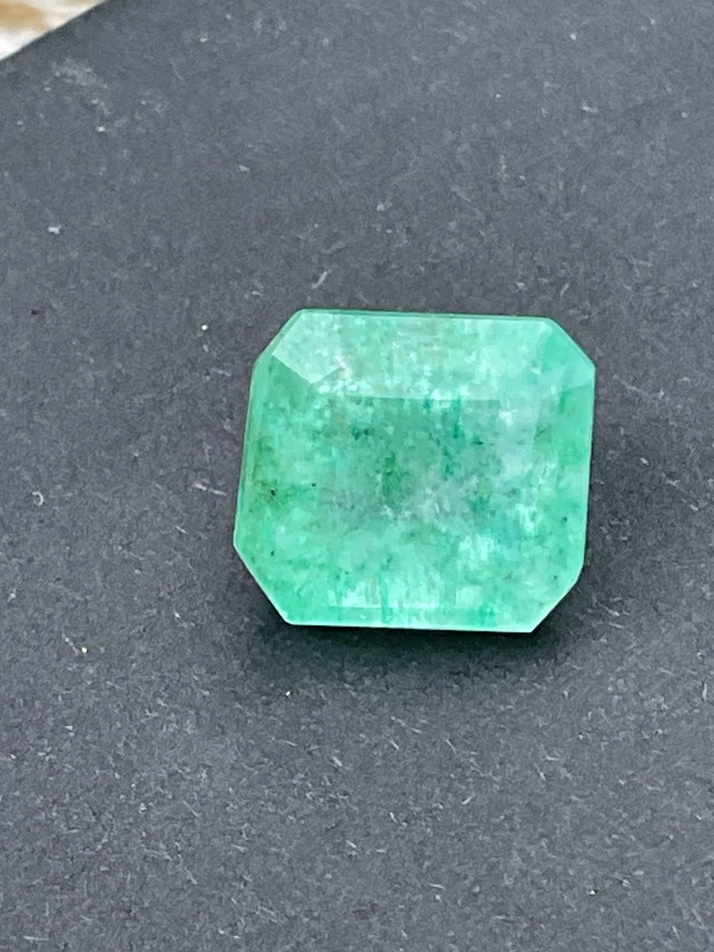 Princess Cut Emerald Loose Gem